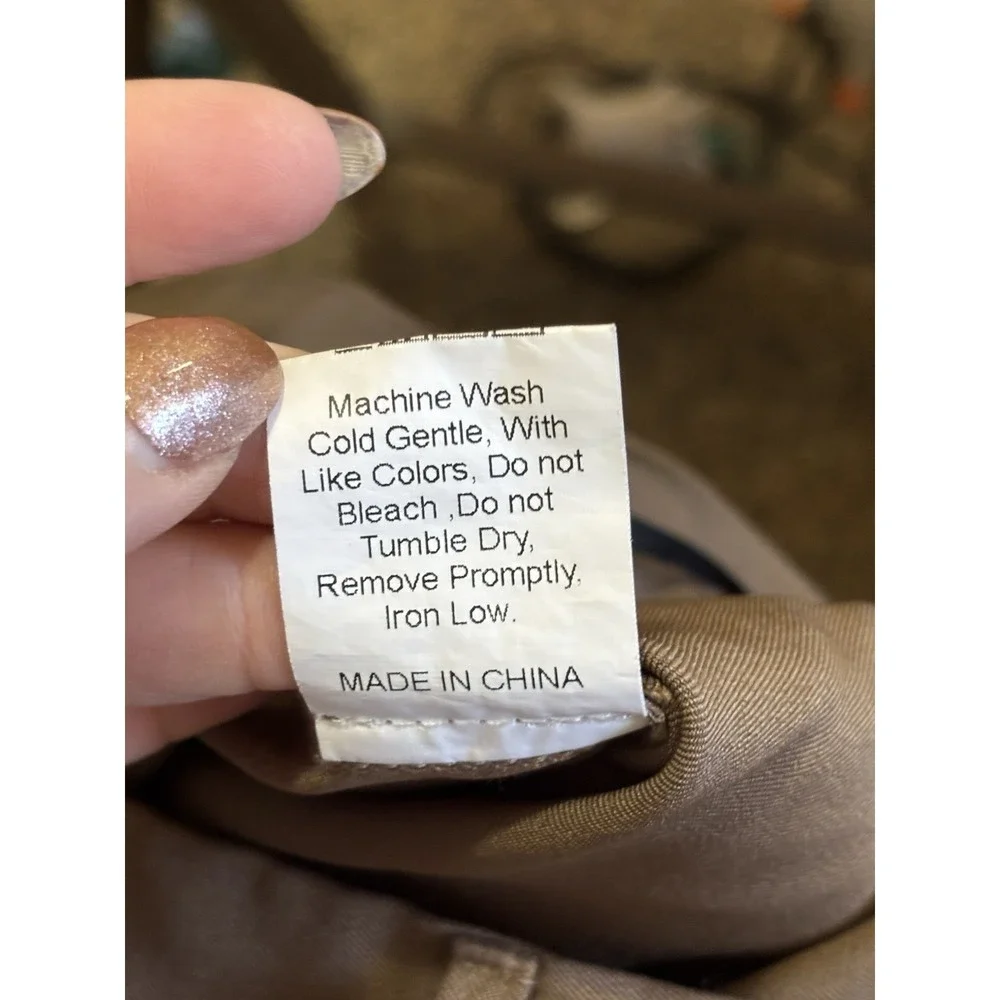 Princess Polly Wide Leg Pants Womens XXS US 2 Brown High Waisted Trouser - Picture 6 of 6